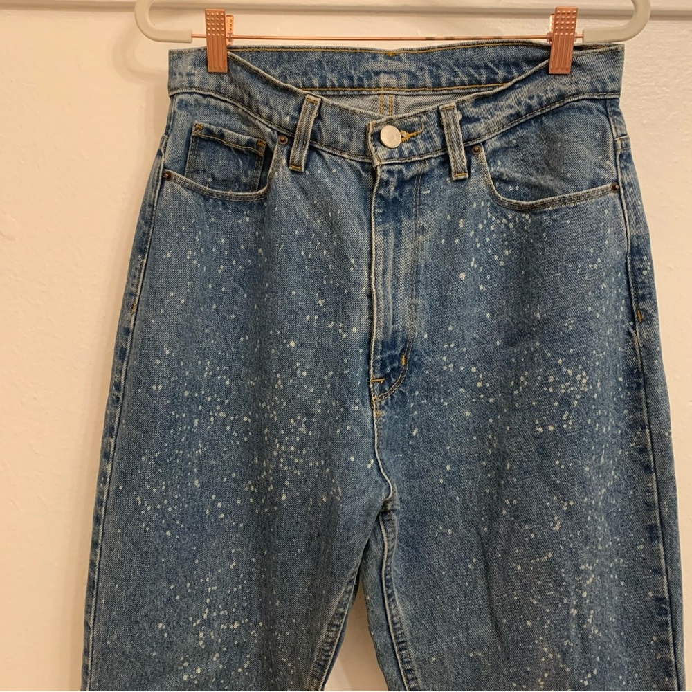 Mom High Rise BDG Splatter Print Jeans | Urban Outfitters